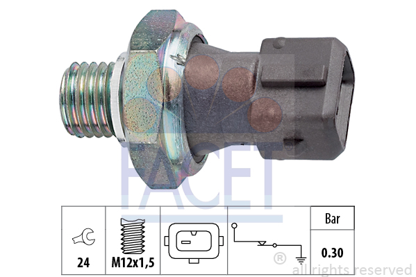 Senzor presiune ulei 7.0071 FACET