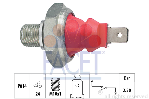 Senzor presiune ulei 7.0111 FACET