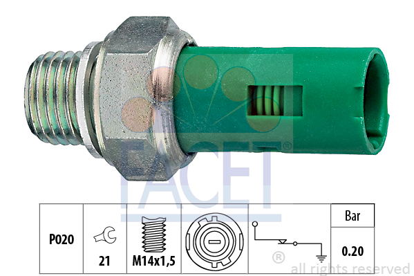 Senzor presiune ulei 7.0131 FACET