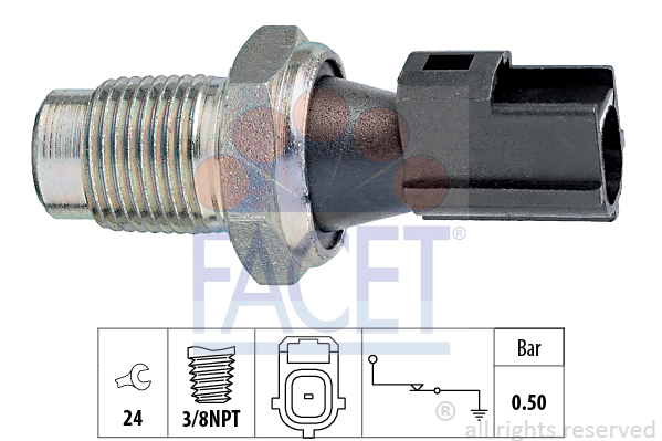 Senzor presiune ulei 7.0148 FACET