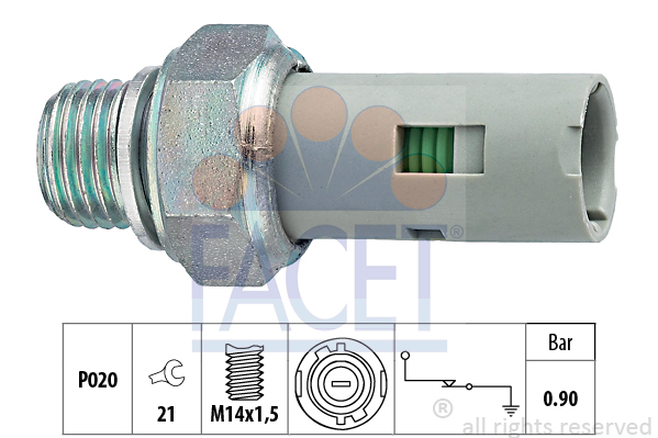 Senzor presiune ulei 7.0153 FACET