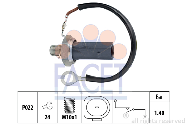 Senzor presiune ulei 7.0159 FACET