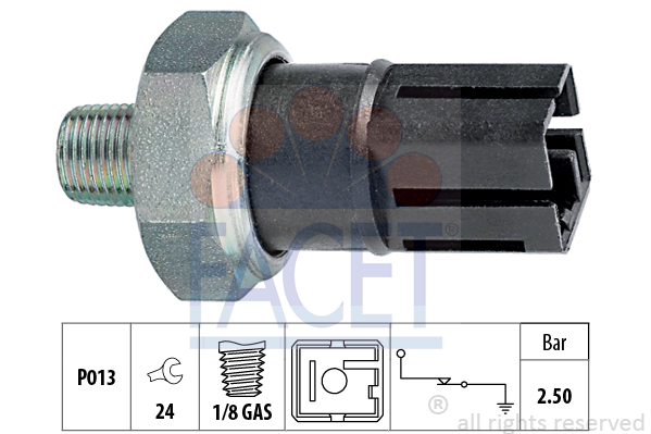 Senzor presiune ulei 7.0160 FACET