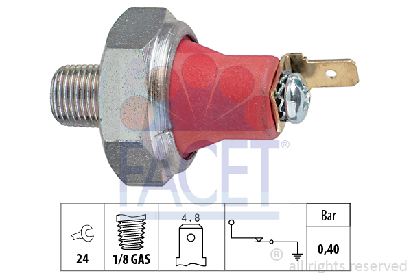 Senzor presiune ulei 7.0173 FACET