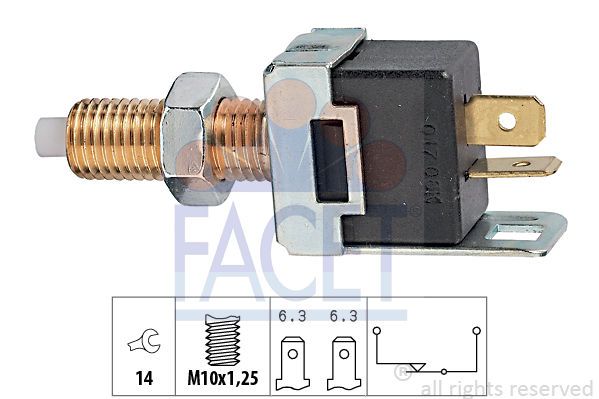 Comutator lumini frana 7.1017 FACET