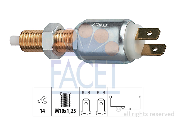 Comutator lumini frana 7.1025 FACET