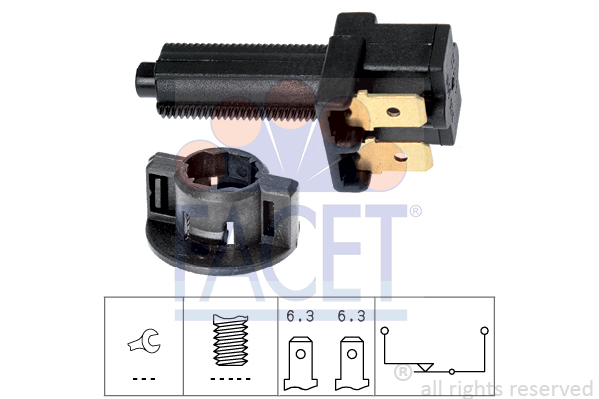 Comutator lumini frana 7.1041 FACET