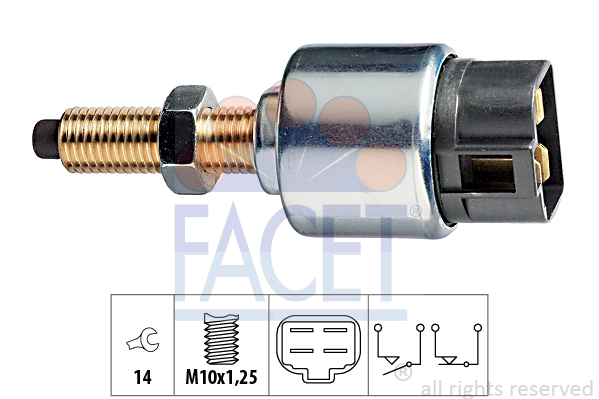 Comutator lumini frana 7.1044 FACET