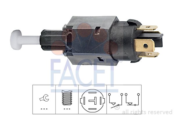 Comutator lumini frana 7.1065 FACET