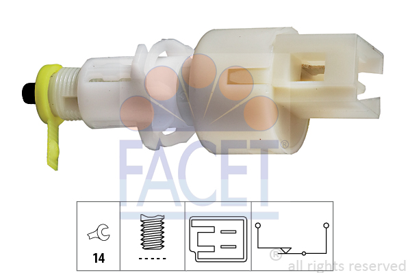 Comutator lumini frana 7.1108 FACET