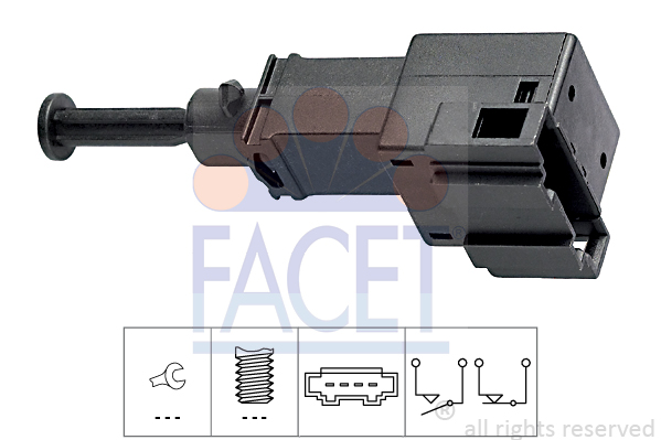 Comutator lumini frana 7.1151 FACET