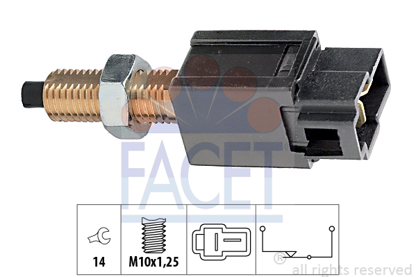 Comutator lumini frana 7.1169 FACET