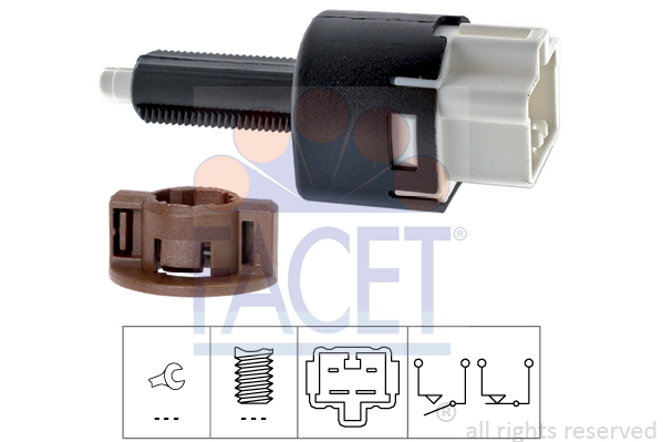 Comutator lumini frana 7.1177 FACET