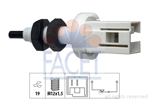 Comutator lumini frana 7.1250 FACET