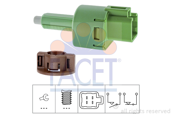 Comutator lumini frana 7.1254 FACET