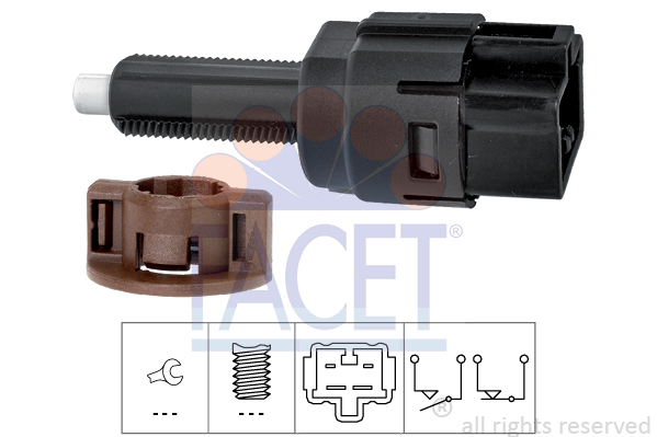 Comutator lumini frana 7.1261 FACET