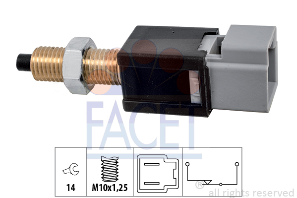 Comutator lumini frana 7.1304 FACET