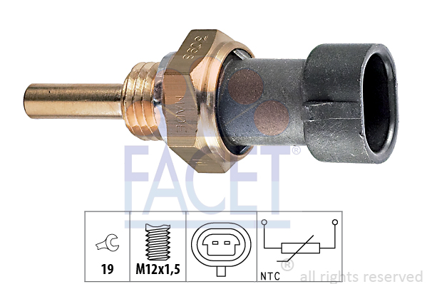 Senzor,temperatura ulei 7.3098 FACET