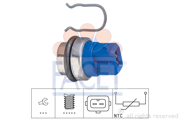 Senzor,temperatura lichid de racire 7.3101 FACET