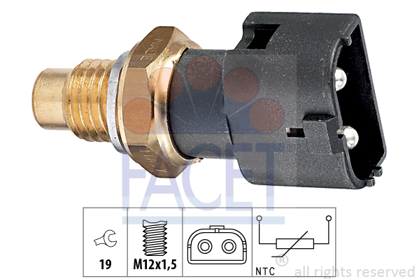 Senzor,temperatura lichid de racire 7.3109 FACET