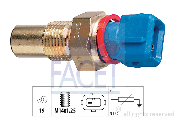 Senzor,temperatura ulei 7.3113 FACET