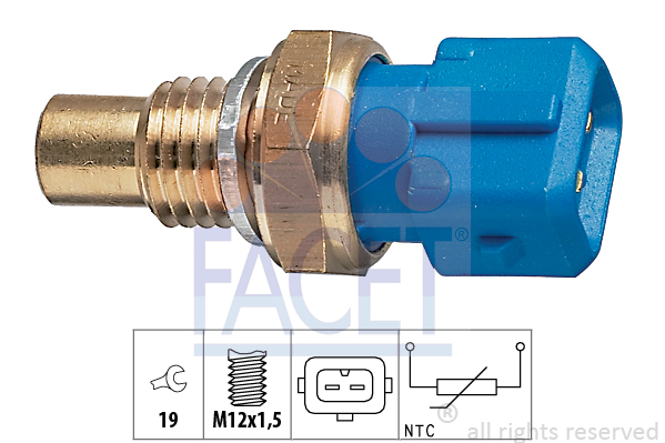 Senzor,temperatura lichid de racire 7.3194 FACET