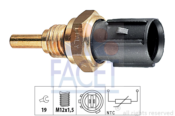 Senzor,temperatura ulei 7.3198 FACET