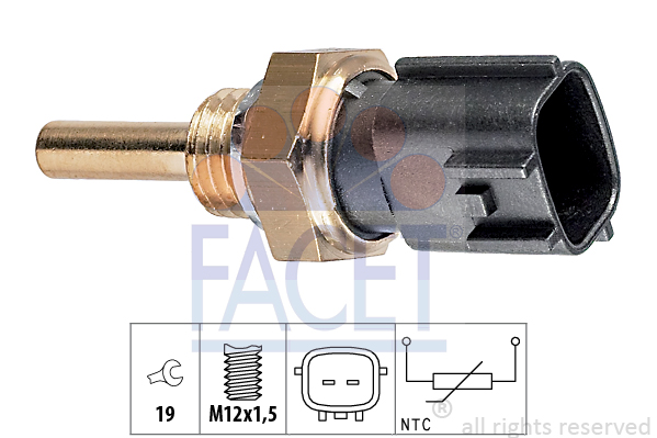 Senzor,temperatura ulei 7.3225 FACET