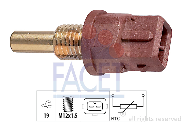 Senzor,temperatura ulei 7.3248 FACET