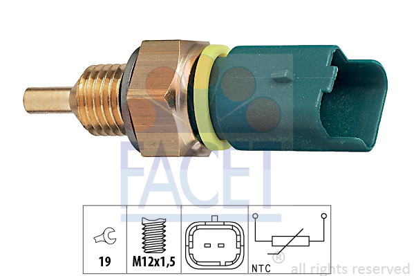 Senzor,temperatura lichid de racire 7.3276 FACET