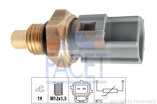 Senzor,temperatura combustibil 7.3281 FACET