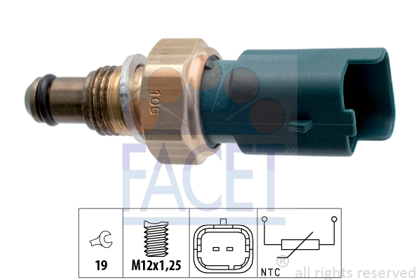 Senzor,temperatura lichid de racire 7.3317 FACET