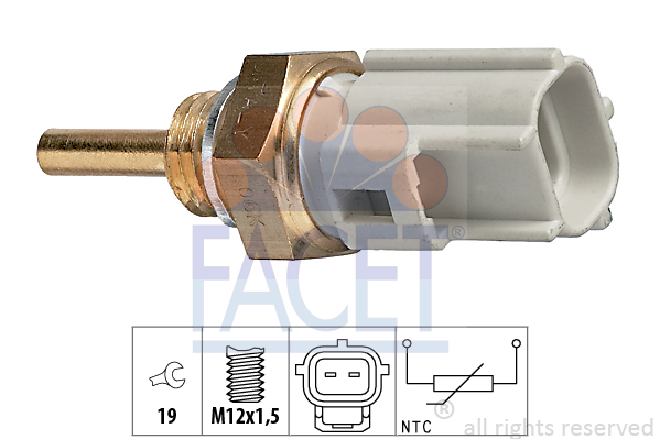 Senzor,temperatura lichid de racire 7.3323 FACET