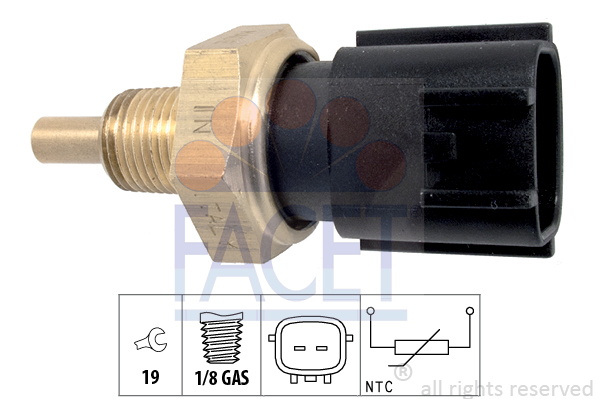 Senzor,temperatura ulei 7.3358 FACET