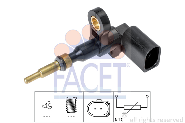 Senzor,temperatura lichid de racire 7.3377 FACET