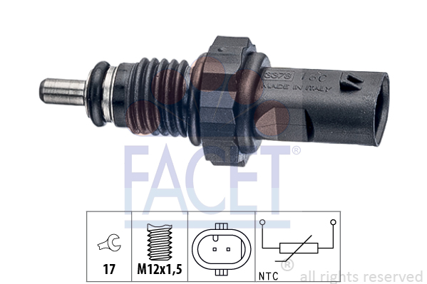 Senzor,temperatura ulei 7.3378 FACET