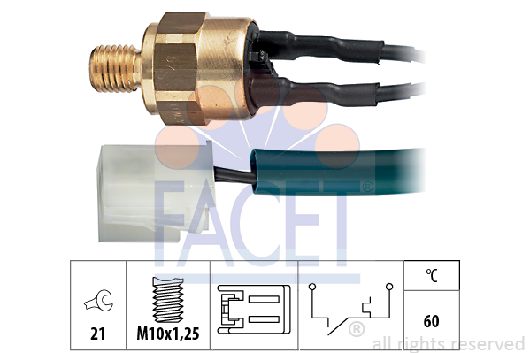 Comutator temperatura, racire 7.4094 FACET