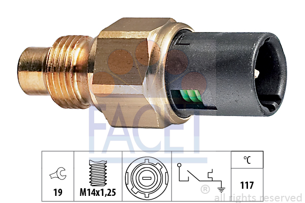 Comutator temperatura, racire 7.4111 FACET