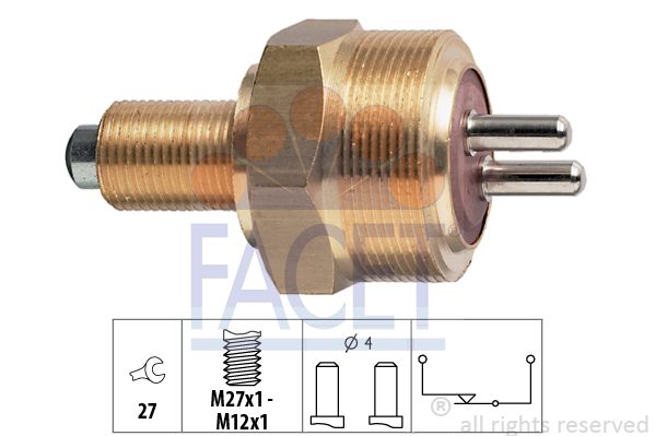 Comutator, lampa marsalier 7.6100 FACET