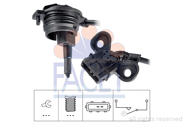 Comutator, lampa marsalier 7.6195 FACET