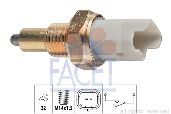 Comutator, lampa marsalier 7.6217 FACET