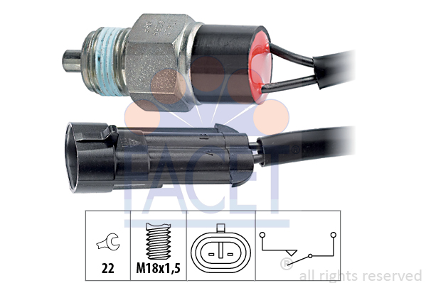 Comutator, lampa marsalier 7.6239 FACET