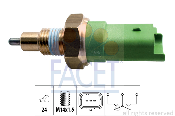 Comutator, lampa marsalier 7.6245 FACET