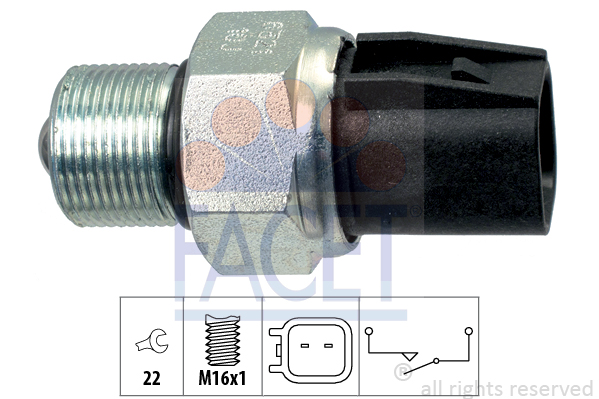 Comutator, lampa marsalier 7.6321 FACET