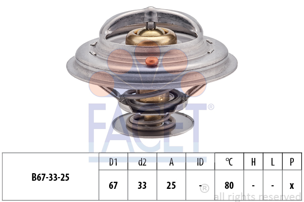 Termostat,lichid racire 7.8301S FACET