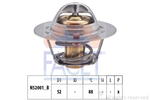 Termostat,lichid racire 7.8355S FACET