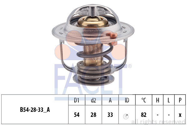 Termostat,lichid racire 7.8371S FACET