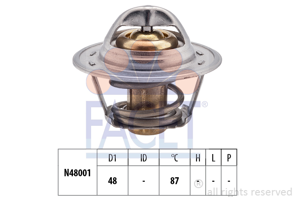 Termostat,lichid racire 7.8374S FACET