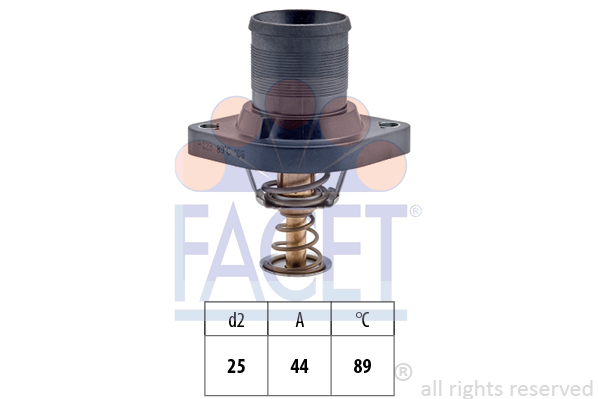 Termostat,lichid racire 7.8423 FACET