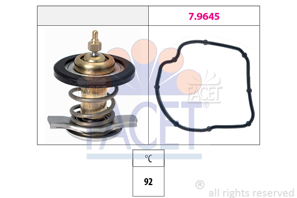 Termostat,lichid racire 7.8590 FACET